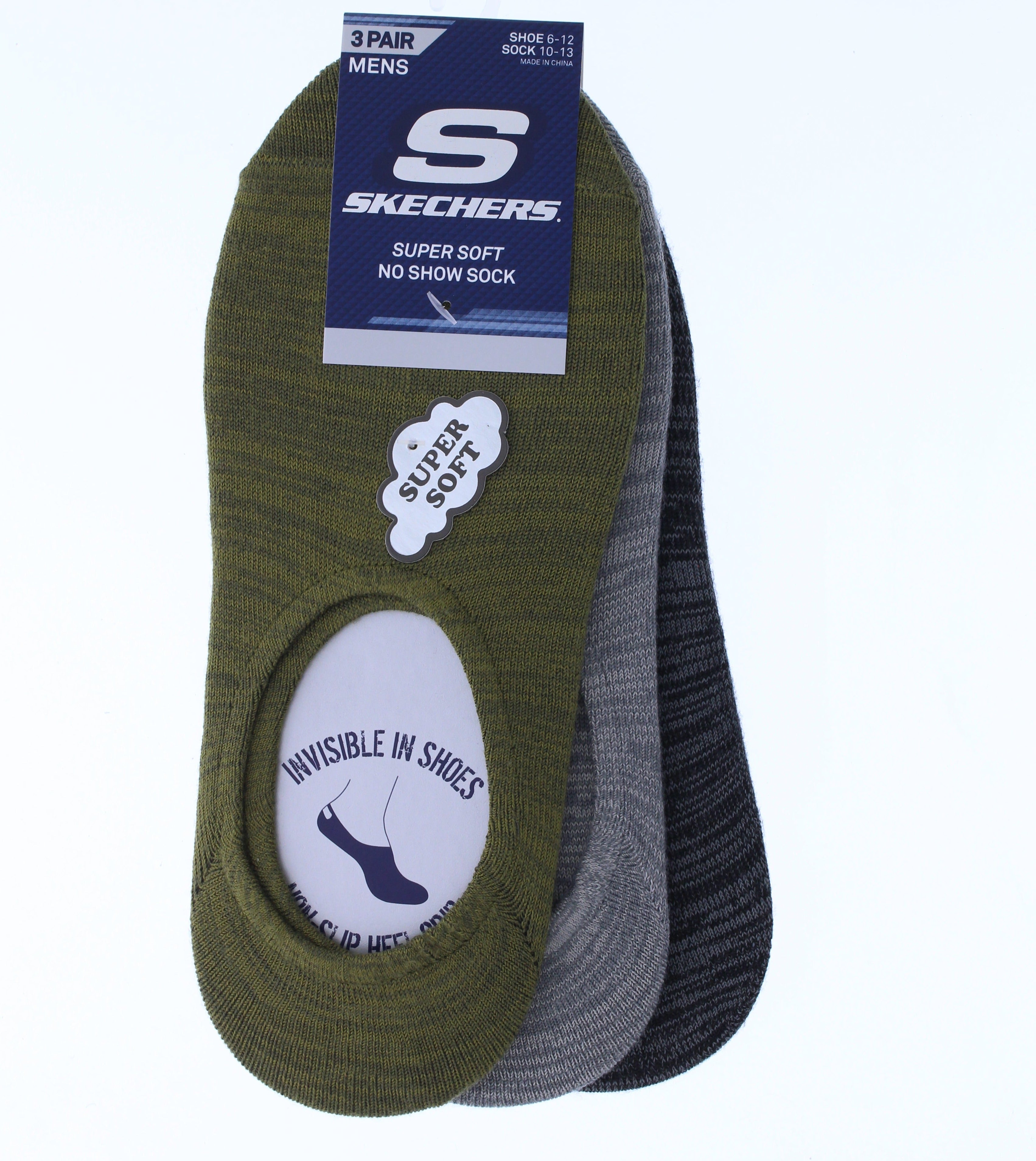 Liner Sock Skechers Socks No Show Pairs Men No Show Liner Skechers